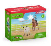 Schleich Mundo Granja Set Equipo De Vaquero Y Sus Lazos 42577 Caballo Rodeo