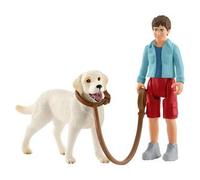Schleich - Paseo con Labrador Retriever