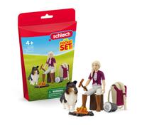 Schleich Pocket Set Mini Mundo - Sofía Se Encarga De La Parrilla 42749