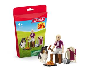 Schleich Pocket Set Mini Mundo - Sofía Se Encarga De La Parrilla 42749