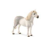 Schleich Schleich-13871 Farm World Semental Poni galés, Color Gris, Blanco, (13871)