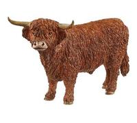 Schleich- Highland Bull Animal Farm World, Multicolor, M (13919)