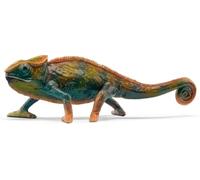 Schleich Wild Life | Camaleón 14858 | 10 × 3 × 5 cm | Desde 3 años | Figura de animal detallada con cambio de color | Juguete de zoológico | Regalo para niñas y niños | figura coleccionable