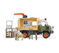 Schleich Wild Life | Camión de Salvamento de Animales Grande 42475 | Set de juego a partir de 3 años | set con figuras, múltiples funciones y numerosos accesorios | figuras de animales realistas