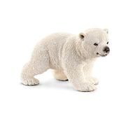 Schleich 14708 Cría de Oso Polar, Corriendo, a Partir de 3 años, Wild Life - Figura, 4 x 7 x 4 cm