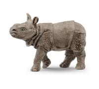SCHLEICH Wild Life Indian Rhinoceros Baby Toy Figure - 14860
