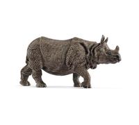 SCHLEICH Wild Life Indian Rhinoceros Toy Figure (14816) (Importación USA)
