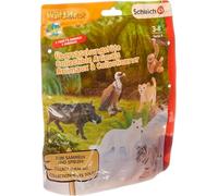 Schleich Wild Life - Juguete sorpresa de 3 piezas para niños con animales salvajes surtidos