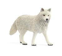 schleich WILD LIFE | Lobo polar 14880 | figura animal realista | juguete de zoo | regalo ideal para niños y niñas | decoración para cumpleaños | desde 3 años | 8 x 3 x 6 cm