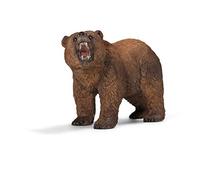 Schleich Wild Life | Oso Grizzly (14685P) 14685 | 5 x 11 x 7 cm | Figura a partir de 3 años | figuras de animales realistas | figura animal detallada | regalo para niños y niñas