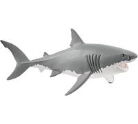 Schleich Figura Gran Tiburón Blanco 14809, 7,8 cm