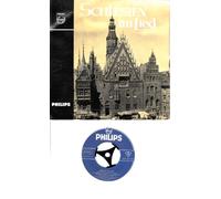 SCHLESIEN IM LIED / 1960 / Bildhülle / PHILIPS # 423341 PE / Deutsche Pressung / 7" Vinyl Single Schallplatte / Karl-Horst Schröder / Der Bergedorfer Kammerchor Ltg. H. Wormsbächer / F. Loosen