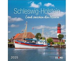 Schleswig-Holstein Calendario de postales 2025 - País entre los mares: calendario de fotos atmosférico. Postales con las vistas más bellas... o colgar. (Calendario de postales Eiland)