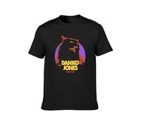 Schloss Danko Jones Wild Cat Mens T-Shirt Casual Cotton Tees Black Tops XL