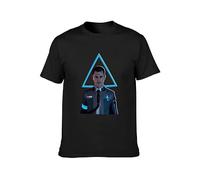 Schloss Detroit Become Human Mens T-Shirt Casual Cotton Tees Black Tops 3XL