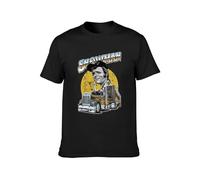 Schloss Jerry Reed Snowman Smokey and The Bandit Mens T-Shirt Casual Cotton Tees Black Tops L