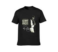 Schloss Kenny Rogers Thank You Memories Mens T-Shirt Casual Cotton Tees Black Tops M