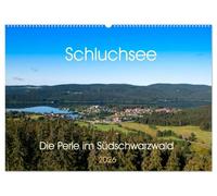 Schluchsee Naturpark Südschwarzwald (Wandkalender 2026 DIN A2 quer), CALVENDO Monatskalender: Der Schluchsee ist ein Stausee im südlichen ... und dient heute als Pumpspeicherkraftwerk.
