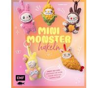 Schlüsselanhänger häkeln: Mini-Monster für Labubu-Fans: Creepy but cute: Amigurumi-Bagcharms für deine Tasche oder als Sammelfigur