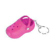 Schlüsselanhänger Mini Niedliche Silikon Pantoffel Schlüsselanhänger Tragbar Für Rucksack Handtasche Geschenk Ideale Dekoration Christmas Gifts (Rosa durazno)