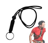 Schlüsselband Autoschlüssel - Strapazierfähiges Paracord Umhängeband Halskette, Robuste Flechtstruktur, Leicht Tragbar | Praktisches Outdoor Zubehör Für Schlüssel Karten Pfeife Schlüsselanhänger