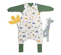 Schlummersack - Saco de dormir para bebé con pies para todo el año, 2.5 Tog, 80 cm, diseño de selva | Saco de dormir con piernas y puños alargados para una altura corporal de 80-90 cm | Saco de dormir