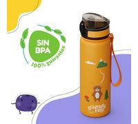 schmatzfatz Botella cantimplora 500 ml 24 cm Tritan Klarstein