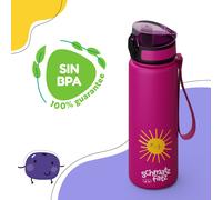 schmatzfatz Botella cantimplora 500 ml 24 cm Tritan Klarstein