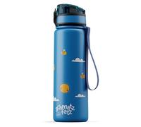 schmatzfatz Botella de agua tritan 500 ml sin bpa - Cantimplora a prueba de fugas con cierre de 1 clic, fácil de limpiar, botella agua niños, diseño colorido - Botella agua acero inoxidable