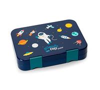 Schmatzfatz Fiambrera Infantil con Compartimentos, Tupper Niños Colegio, Taper Infantil de Colores, Loncheras para Niños con Secciones sin BPA y a Prueba de Fugas, Apta para Lavavajillas