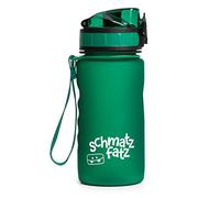 schmatzfatz Klarstein Botella Agua para Mantenerla Fría, Botellas de Agua para Adultos sin BPA, Cantimplora Gimnasio para Mujeres y Hombres, Botella de Agua sin Pajita con Cierre Anti Goteo, Verde
