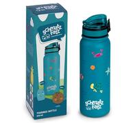 schmatzfatz Klarstein Botella Agua Termica Niños Antigoteo para Agua Fría y Caliente, Botellas de Agua Niño y Niña sin BPA, Botella Metálica para Niños y Niñas, Termo Agua Water Bottle