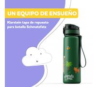 schmatzfatz tapa de repuesto | pulsador | pajita de silicona | para botella de 500ml Klarstein