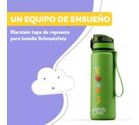 schmatzfatz tapa de repuesto | pulsador | pajita de silicona | para botella de 500ml Klarstein