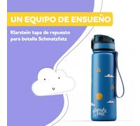 schmatzfatz tapa de repuesto | pulsador | pajita de silicona | para botella de 500ml Klarstein