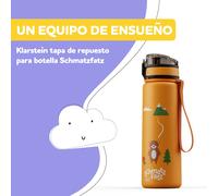 schmatzfatz tapa de repuesto | pulsador | pajita de silicona | para botella de 500ml Klarstein