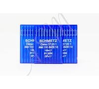 Schmetz 135X17 DPX17 - Agujas industriales para máquina de coser para pie (16 unidades, tamaño métrico 100))