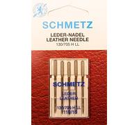 SCHMETZ 5 agujas de piel para máquina de coser (pistón plano) 130/705 H-LL, grosor 110/18