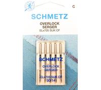 Agujas para remalladora Schmetz - 90 (14) Jersey, punta redonda mediana, ideales para tejidos de punto y elásticos, paquete de 5