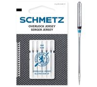 SCHMETZ Juego de agujas para máquina de coser, 5 agujas de overlock, sistemas de agujas ELx705 SUK CF y SY 2022, grosor de aguja 65/9