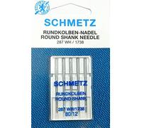 aguja coser maquina schmetz 287 wh/1738 80/12
