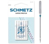 SCHMETZ - Agujas para máquinas de coser | 5 Agujas Super Stretch | HAx1 SP | Grosor de aguja 90/14 | para trabajos de costura con materiales elásticos y con hilo de coser grueso