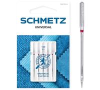 SCHMETZ - Agujas para máquinas de coser | 5 Agujas Universales | 130/705 H | Grosor de aguja 60/8 | Compatibles con todas las máquinas de coser domésticas convencionales