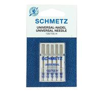 Schmetz Agujas para máquina de coser 130-705-05-ASS – Surtido NM70/10–90/14, punta redondeada, 5 uds