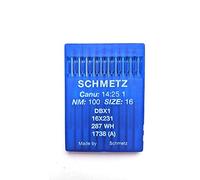 Schmetz Agujas industriales para máquina de coser: 16 x 231 CANU 14:25 1 (paquete de 10) (16/100)