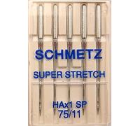 SCHMETZ Agujas para máquina de coser Super Stretch HA x 1 SP St. 75