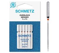Schmetz Agujas para Máquinas De Coser, Metal, Plata, Tamaño: 80/12, 5