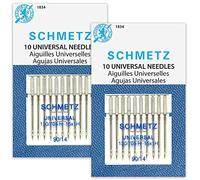 SCHMETZ - Agujas universales (130/705 H) para máquina de coser doméstica, tamaño 90/14