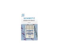 Schmetz Agujas dobles 705-DE-80 para máquina de coser, Metal Plata, NM 80/12, 5 unidades