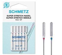 Schmetz HAX1SP - Agujas de Serger Especiales Súper Elásticas para Coser - Varios Tamaños, 5 Unidades